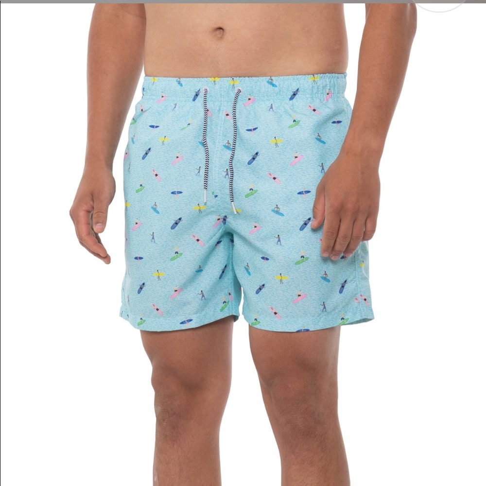 Boardies Surfer Print Swim Shorts Size Medium
